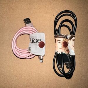 Handmade Cord Savers- Set of 2 The Office themed